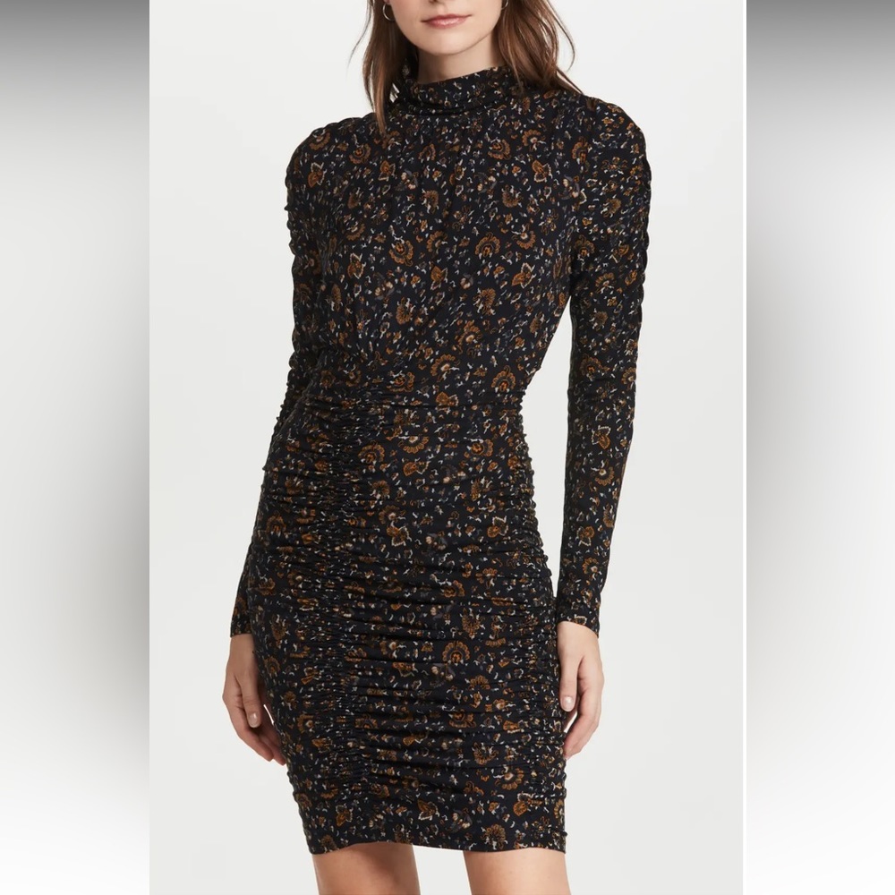 VERONICA BEARD JEANS Gretna Dress in Black Multi